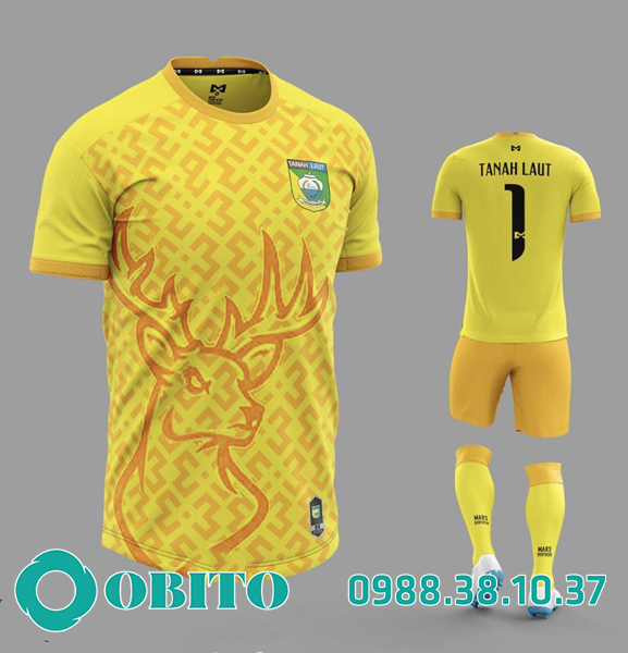 Áo bóng đá hà Nội 01 tự thiết kế tại Obito Sport