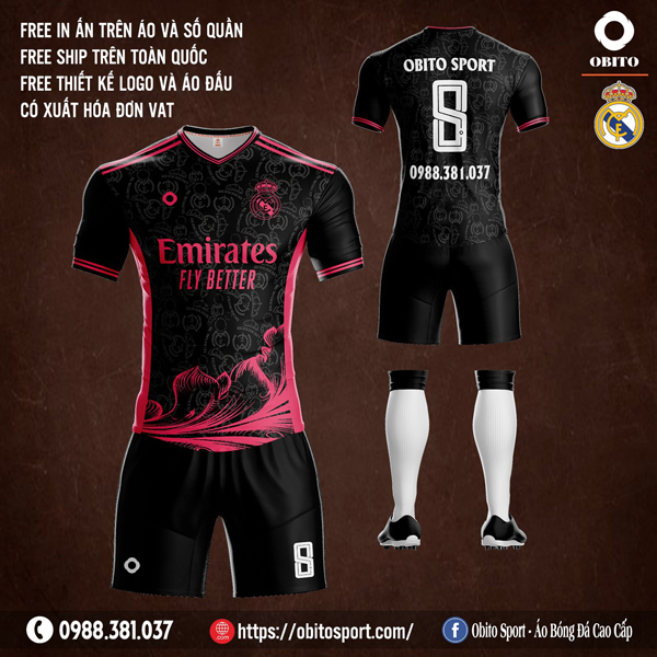Mẫu áo câu lạc bộ Real Madrid 2024