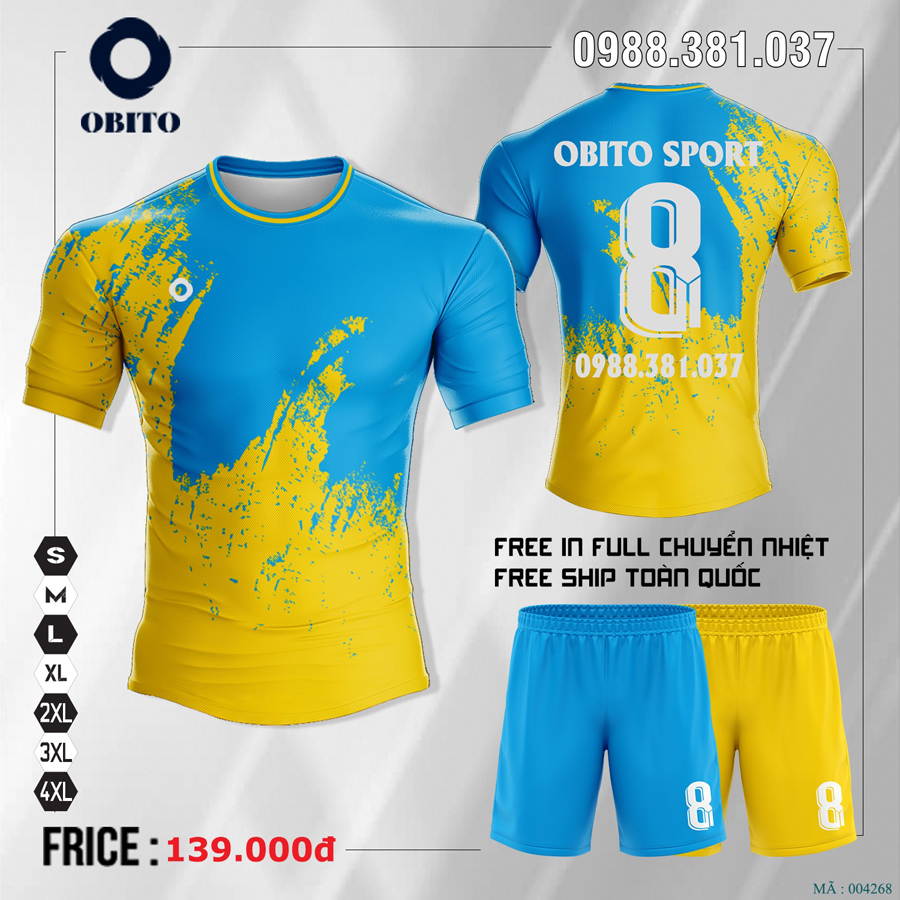 Áo Đấu Tự Thiết Kế Không Logo Màu Trắng Đẹp Nhất 2022 - 2023 Tại Obito Sport  - Obito Sport - Áo Bóng Đá Cao Cấp