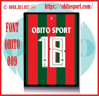 Bộ font số tại Obito Sport