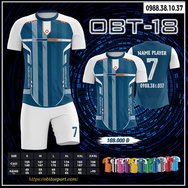 Áo bóng đá Hà Nội đẹp 2023 tự thiết kế tại Obito