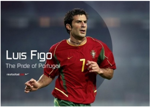 Cầu thủ Luis Figo mang áo số 07