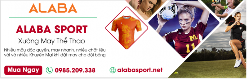 Xưởng may áo bóng đá tại Hà Nội - Alaba Sport