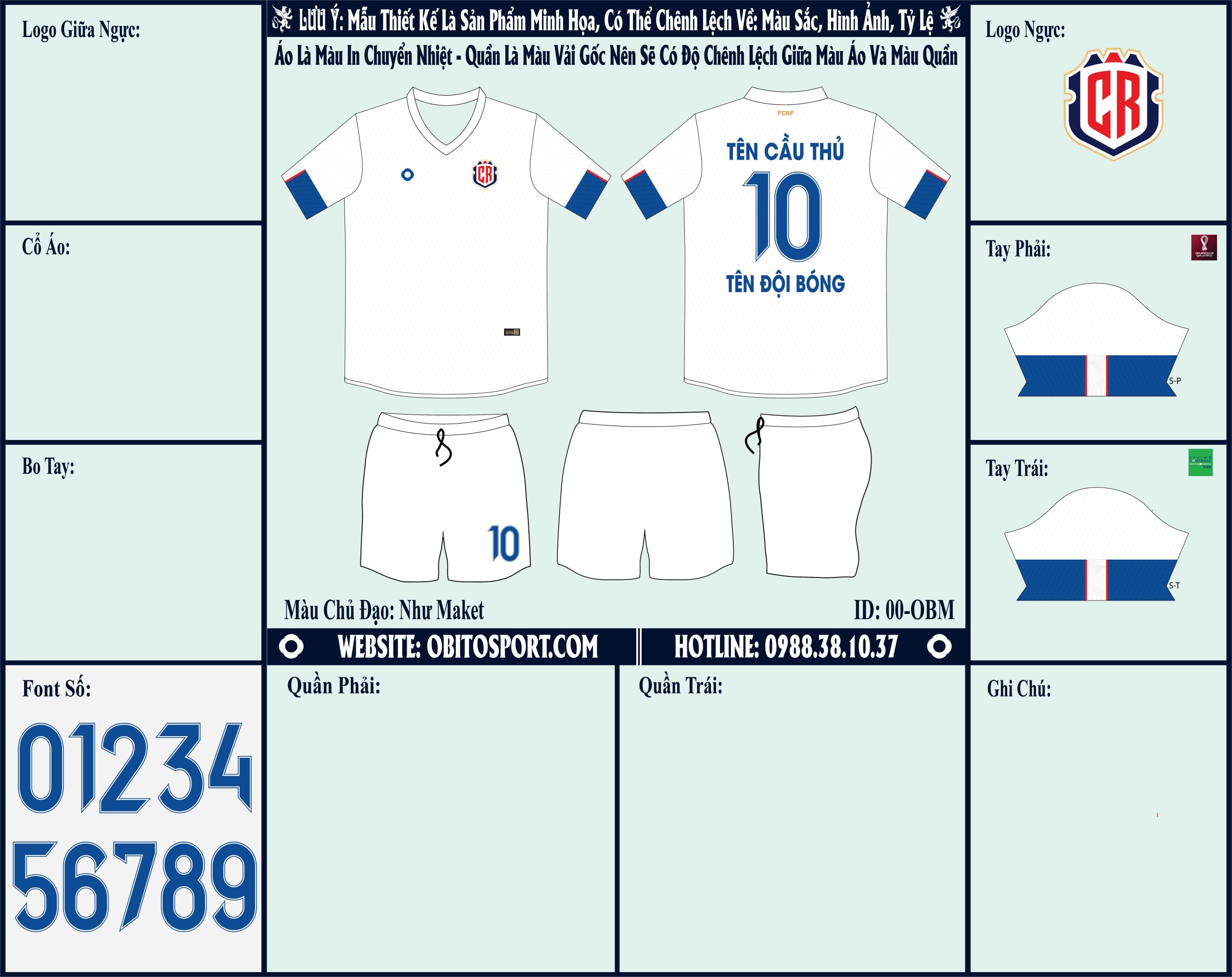 Mẫu ảnh áo đội tuyển Costa Rica sân khách World Cup 2022 Market -Mới đây, Mẫu ảnh áo đội tuyển Costa Rica sân khách World Cup 2022 Market - đã được ra mắt. Chất liệu vải thun lạnh cao cấp đem lại sự mát mẻ cũng như khả năng thấm hút tốt khi chơi thể thao. Và mẫu sẽ được sử dụng trong vòng CK World Cup 2022 diễn ra tại Qatar.