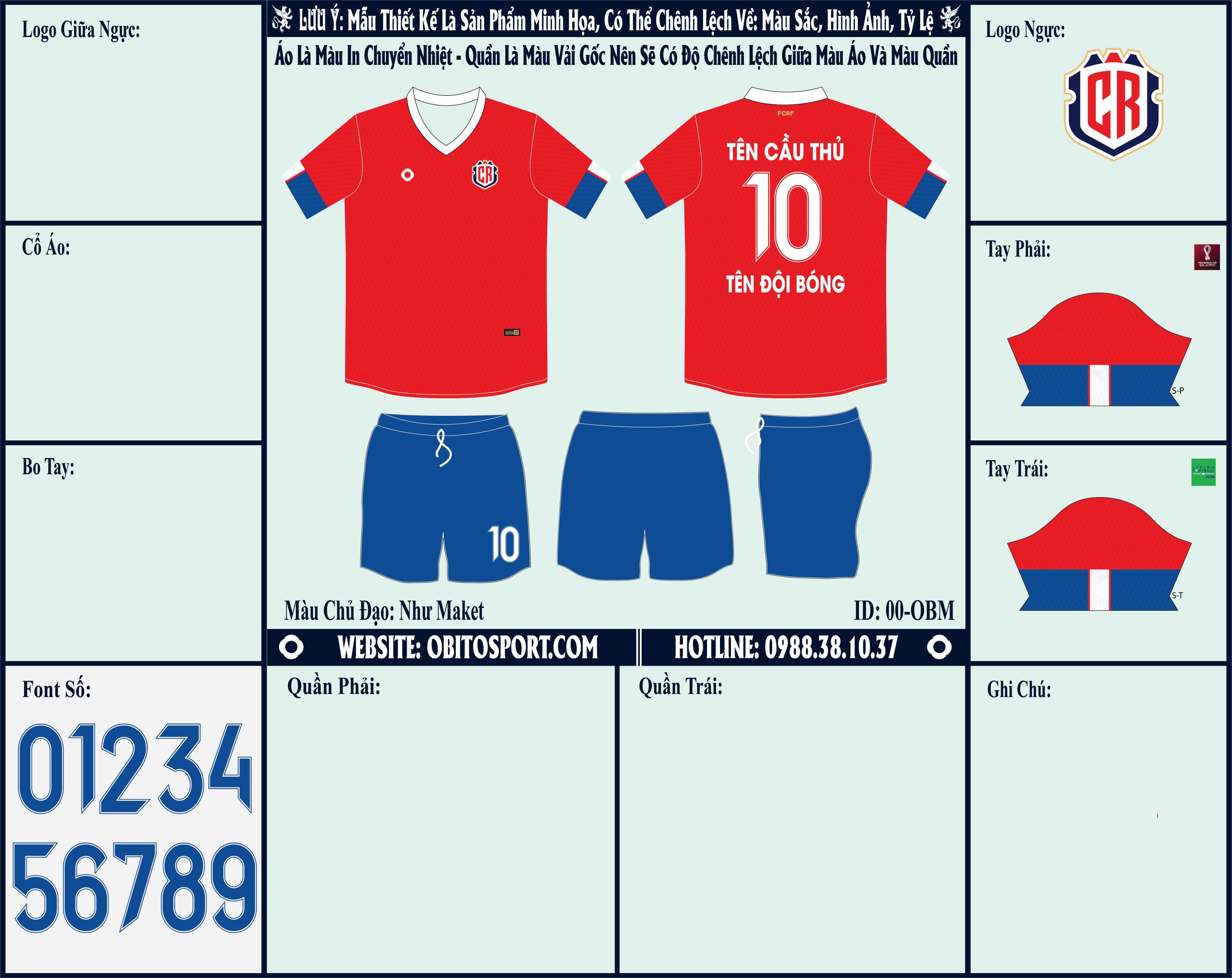 Thật đáng tiếc nếu như bạn bỏ qua Mẫu ảnh áo đội tuyển Costa Rica sân nhà World Cup 2022 Market tại Shop Obito Sport chúng tôi. Thiết kế đẹp, form dáng chuẩn, giá cả hợp lý. Hơn nữa, mẫu áo được lấy gam màu độc lạ làm gam màu chủ đạo. Và phối cùng chiếc quần short cùng gam màu xanh của bầu trời, một gam màu hấp dẫn. 