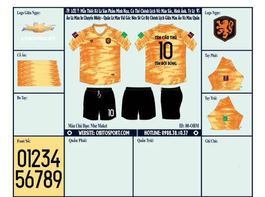 Mẫu market áo đội tuyển Hà Lan sân nhà World Cup 2022 Siêu Hót. Sản phẩm chất lượng, in ấn đọc quyền.