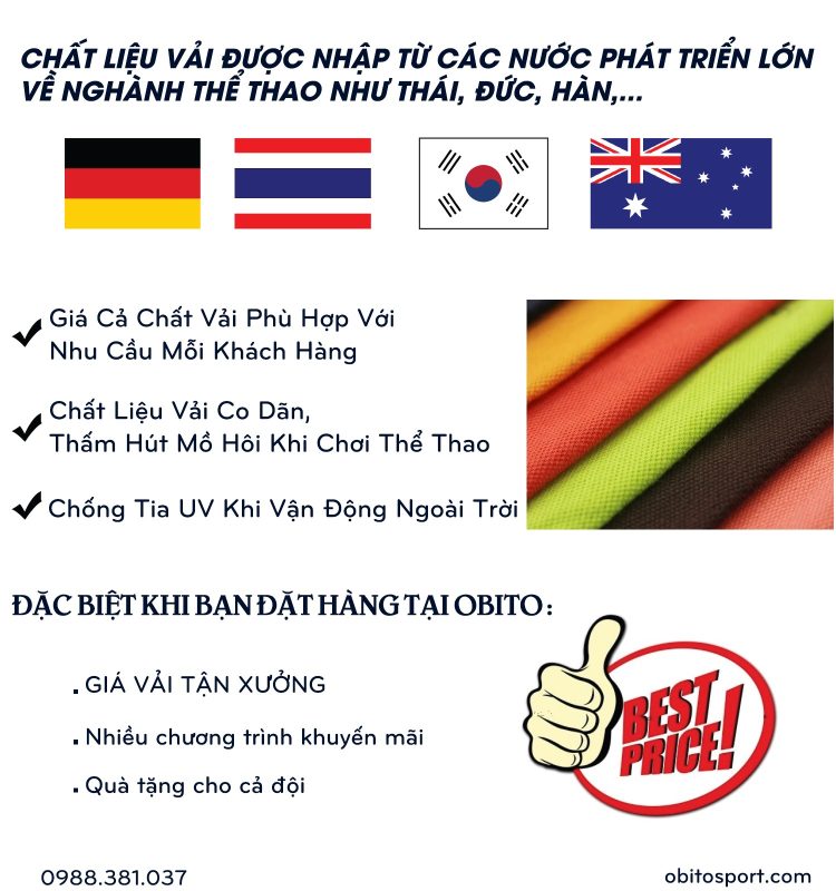 Dòng vải đa dạng và cao cấp