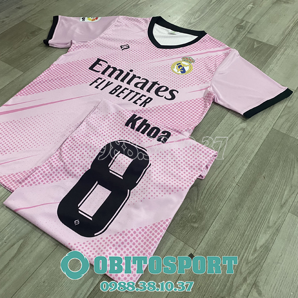 Mẫu Áo Bóng Đá Màu Hồng Nhạt Được Yêu Thích Nhất Hiện Nay - Obito Sport - Áo  Bóng Đá Cao Cấp