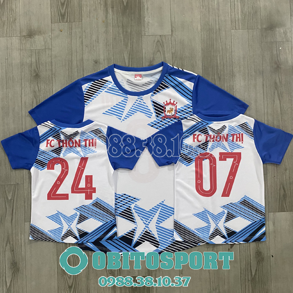 Áo đá banh màu trắng tự thiết kế đẹp