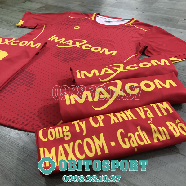 Mẫu áo bóng đá công ty CP XNK và TM IMAXCOM - Gạch Ấn Độ
