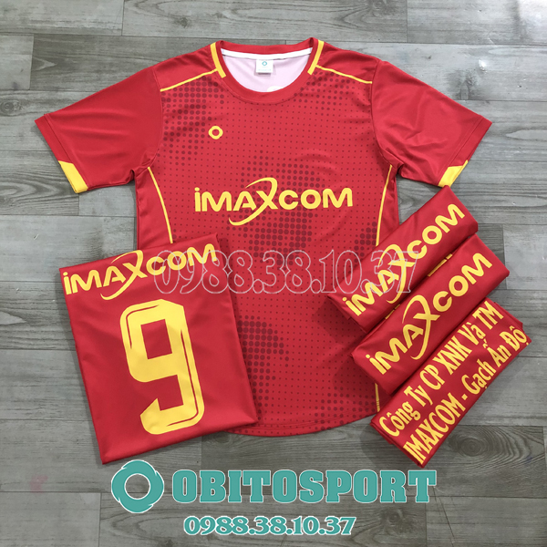 Mẫu áo bóng đá công ty CP XNK và TM IMAXCOM - Gạch Ấn Độ