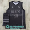 Mẫu áo bóng rổ đội Nets màu đen đẹp