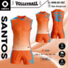 Trang phục bóng chuyền Obito Santos màu cam