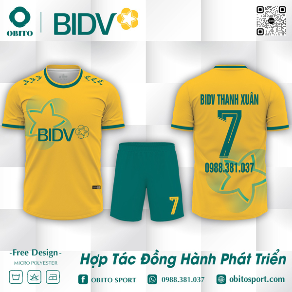 Mẫu áo ngân hàng BIDV mới lạ nhất