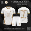 Mẫu áo đấu câu lạc bô Chelsea màu trắng giá rẻ