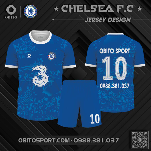  áo clb Chelsea màu xanh bích nổi bật