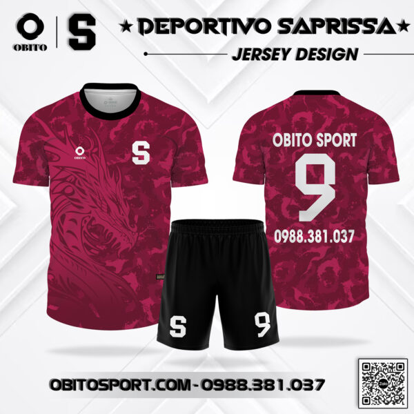 Áo clb Deportivo Saprissa màu đỏ đô