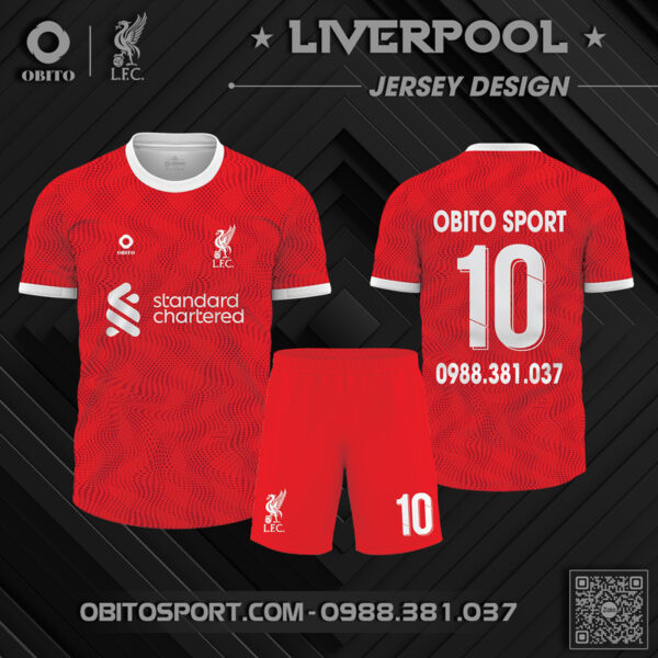 Áo clb Liverpool màu đỏ giá rẻ