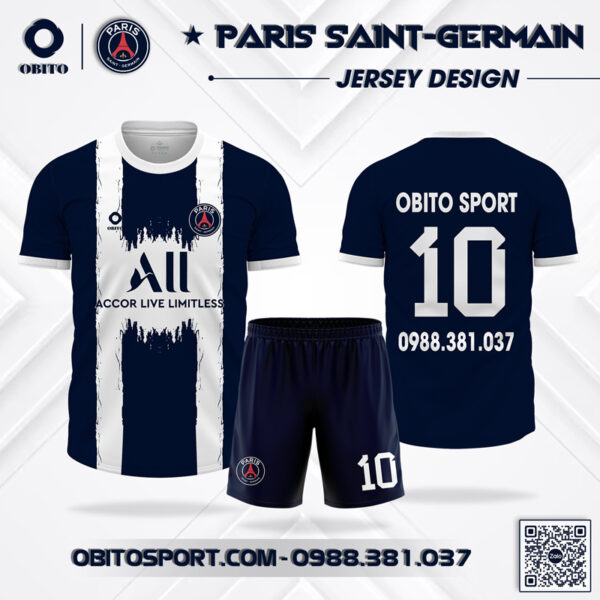 Áo clb PSG màu tím than mẫu mới