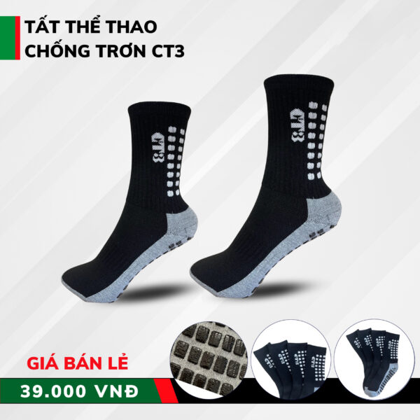 Tất bóng đá chống trơn trượt chính hãng