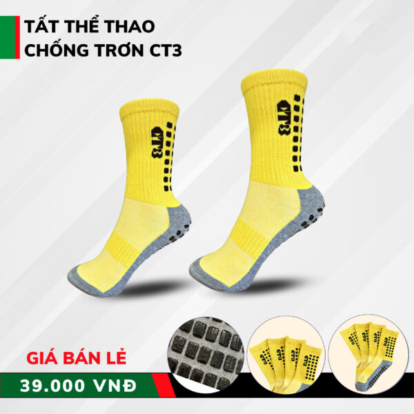 Tất bóng đá chống trơn trượt chất lượng