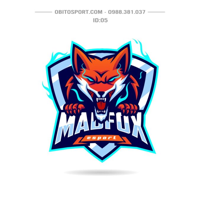 Logo Hình Con Cáo In Áo Bóng Đá Đẹp