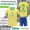 Áo Đấu Đội Tuyển BRAZIL Sân Nhà 2024 Màu Vàng