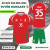 Áo Đá Banh Đội Tuyển HUNGARI Sân Nhà EURO 2024 Màu Đỏ