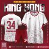 Quần Áo Đá Banh Không Logo Obito King Kong Màu Trắng Mới Nhất