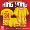 Áo Bóng Đá Không Logo Obito King Kong Màu Vàng Đẹp Nhất