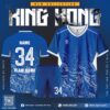 Bộ Quần Áo Bóng Đá Không Logo Obito King Kong Màu Xanh Bích Mới Nhất