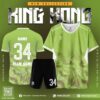 Áo Bóng Đá Không Logo Obito King Kong Màu Xanh Chuối Mới Nhất