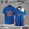 Maket Áo Đá Banh Màu Xanh Bích Thiết Kế Mới Nhất Tại Obito Sport