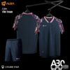 Áo Bóng Đá Aura A30 Thiết Kế Không Logo Màu Tím Than Giá Siêu Mềm