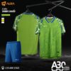 Chiêm Ngưỡng Set Bóng Đá Aura A30 Thiết Kế Không Logo Màu Màu Xanh Két Mới Nhất