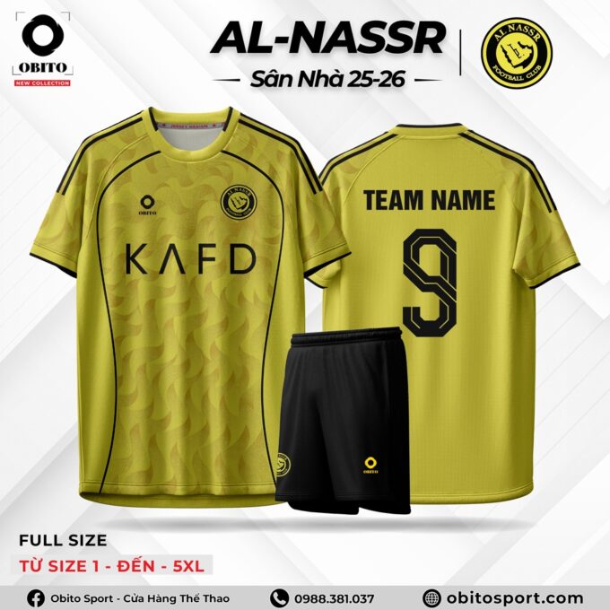 Quần Áo Bóng Đá AL-NASSR Sân Nhà 25-26