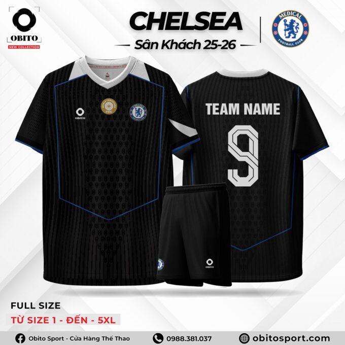 Mẫu Áo Đấu CHELSEA Sân Khách 25-26 Đẹp Nhất