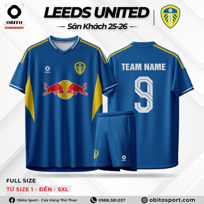 Mẫu Áo Đấu LEEDS UNITED Sân Khách 25-26 Siêu Cuốn Hút