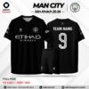 Mẫu Áo Đấu MAN CITY sân Khách 25-26 Màu Đen