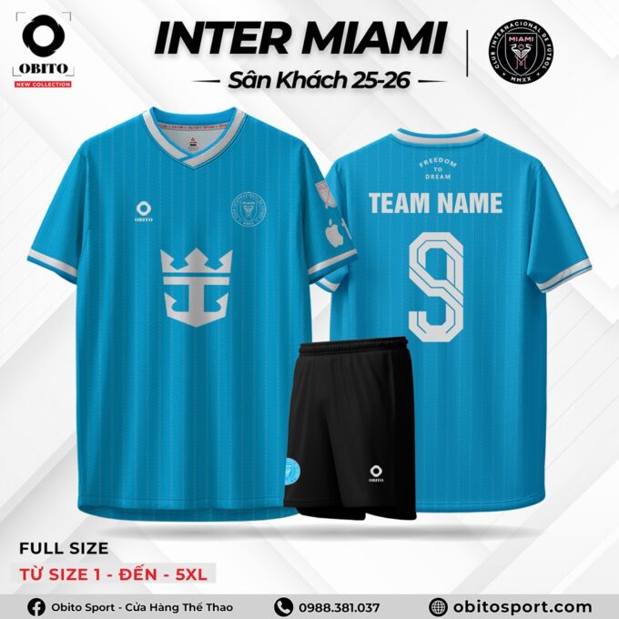 Áo Câu Lạc Bộ Sân Khách INTER MIAMI 25-26 Độc Đáo
