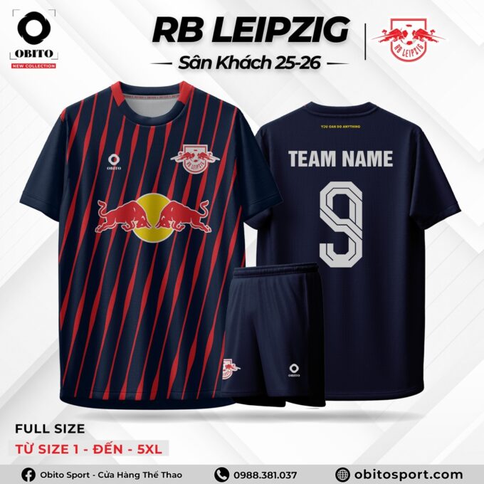 Quần Áo Đá Banh Sân khách RB LEIPZIG Sân khách 25-26